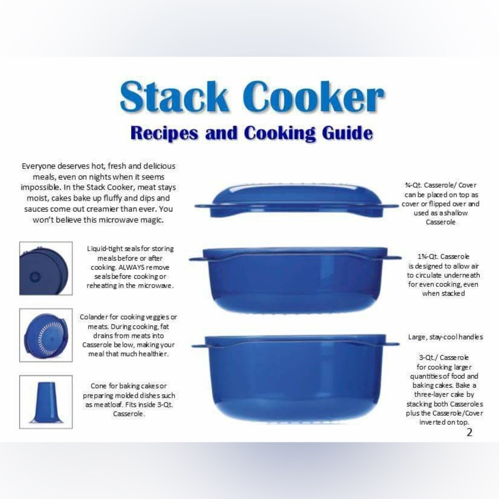 TUPPERWARE GUC Stack Cooker - Picture 4 of 4